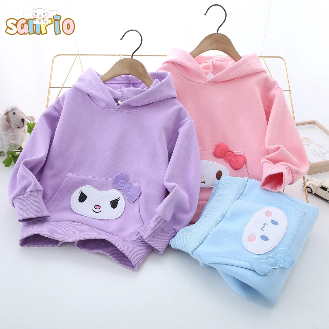 Anime Sanrio Kuromi Cinnamoroll Children Hoodie Kawaii My Melody Fall Fashion Girl Sweatshirt Cotton Warm Top Sports Sweatshirt
Anime Sanrio Kuromi Cinnamoroll Children Hoodie Kawaii My Melody Fall Fashion Girl Sweatshirt Cotton Warm Top Sports Sweatshirt