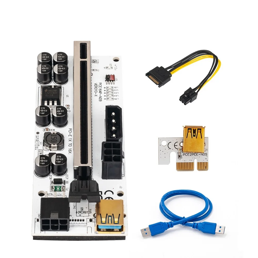 010S PCI-E Riser Card 010 010X 009S 60CM USB 3.0 Cable PCI Express 1X to 16X Extender PCIe Adapter for GPU Graphics Card
010S PCI-E Riser Card 010 010X 009S 60CM USB 3.0 Cable PCI Express 1X to 16X Extender PCIe Adapter for GPU Graphics Card