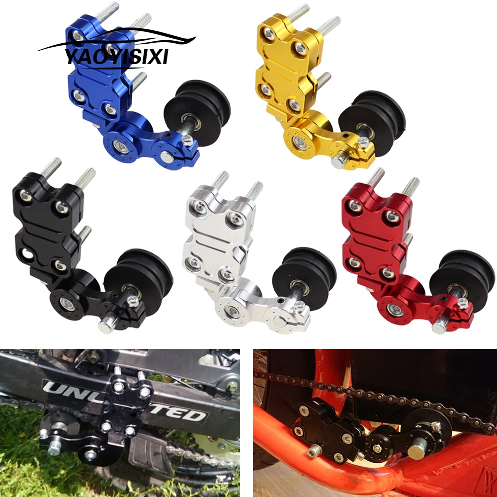 Universal Aluminum Black/Red/Silver/Blue/Gold Alloy Brand New Adjuster Chain Tensioner Roller For Motorcycle / Chopper ATV
Universal Aluminum Black/Red/Silver/Blue/Gold Alloy Brand New Adjuster Chain Tensioner Roller For Motorcycle / Chopper ATV