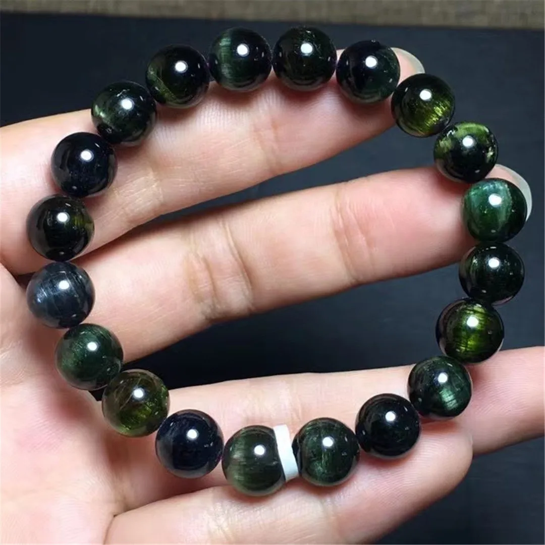9mm Natural Green Tourmaline Stone Bracelet For Women Lady Men Healing Beauty Gift Crystal Cat Eye Beads Strands Jewelry AAAAA
9mm Natural Green Tourmaline Stone Bracelet For Women Lady Men Healing Beauty Gift Crystal Cat Eye Beads Strands Jewelry AAAAA