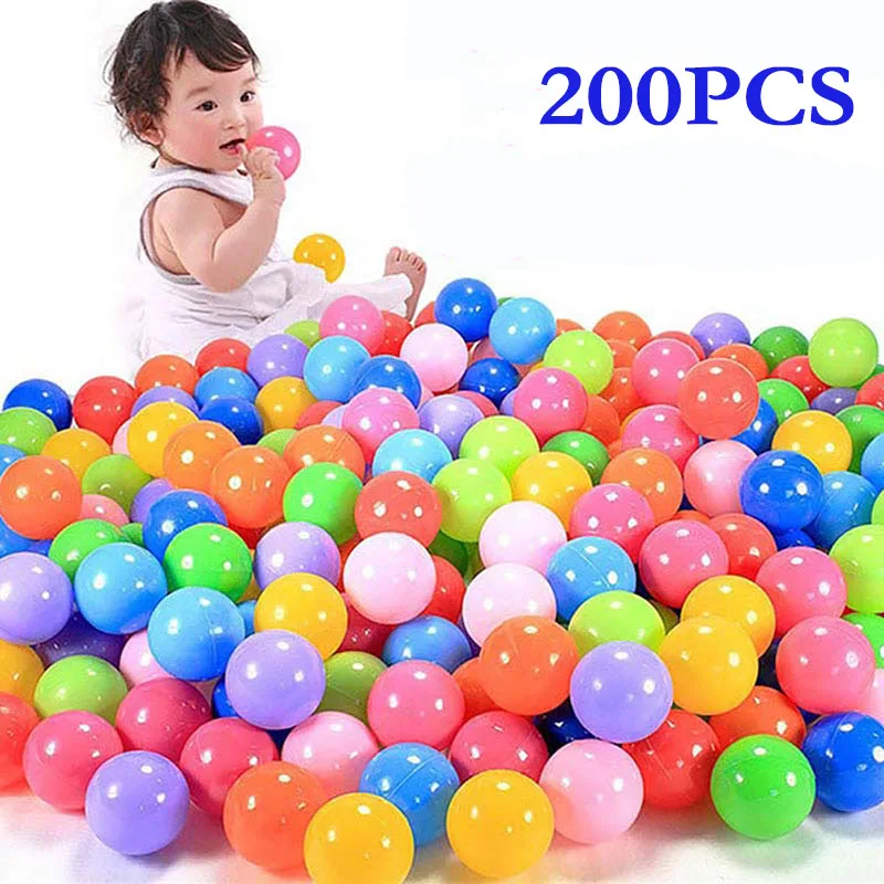 100/150/200PCS Eco-Friendly Colorful Baby Ball Pits Water Pool Ocean Wave Soft Plastic Balls Outdoors House Toys For Children
100/150/200PCS Eco-Friendly Colorful Baby Ball Pits Water Pool Ocean Wave Soft Plastic Balls Outdoors House Toys For Children