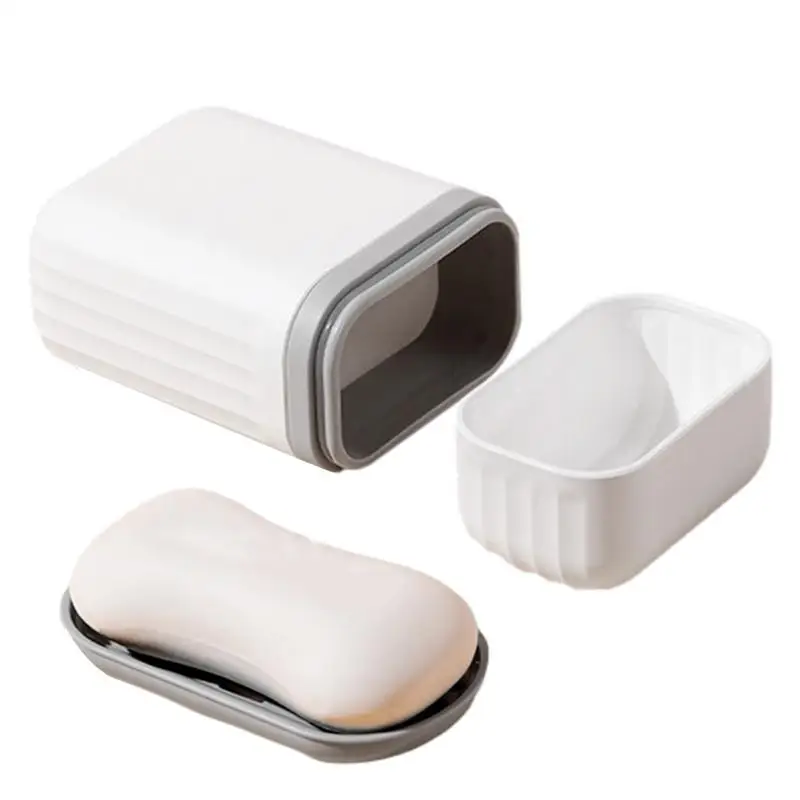 Portable Leak Proof Soap Dish With Lid And Draining Layer For Travel Bathroom And Camp Creative Soap Rack Travel Soap Box
Portable Leak Proof Soap Dish With Lid And Draining Layer For Travel Bathroom And Camp Creative Soap Rack Travel Soap Box