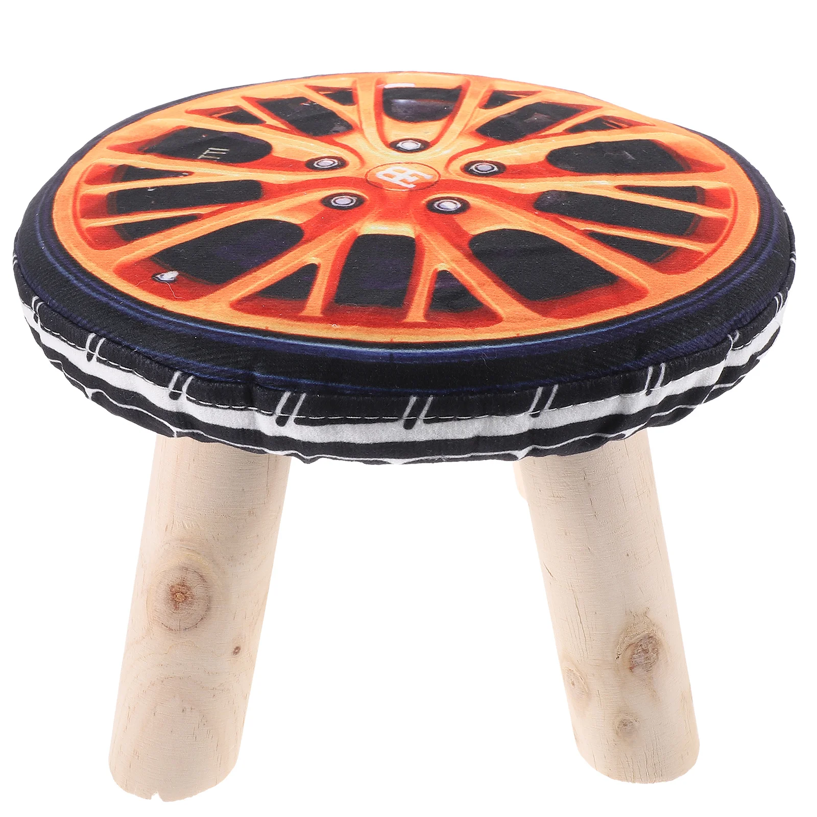 Wood Stool Household Low Stool Cute Sofa Stool Round Sponge Pad Wheel Pattern Stool
Wood Stool Household Low Stool Cute Sofa Stool Round Sponge Pad Wheel Pattern Stool