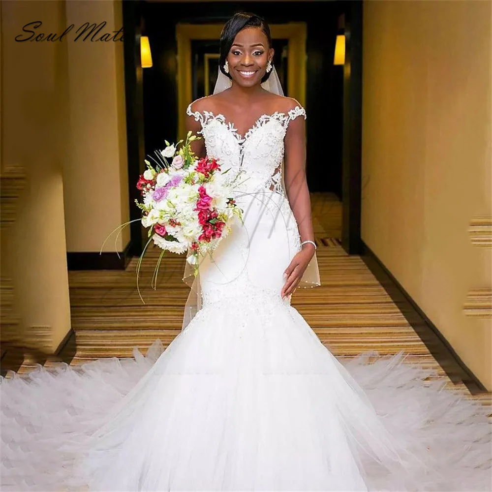Elegant Sweetheart Mermaid Wedding Dress For Women Lace Appliques Bridal Gown Backless Court Train Bridal Dress Robe De Mariée
Elegant Sweetheart Mermaid Wedding Dress For Women Lace Appliques Bridal Gown Backless Court Train Bridal Dress Robe De Mariée