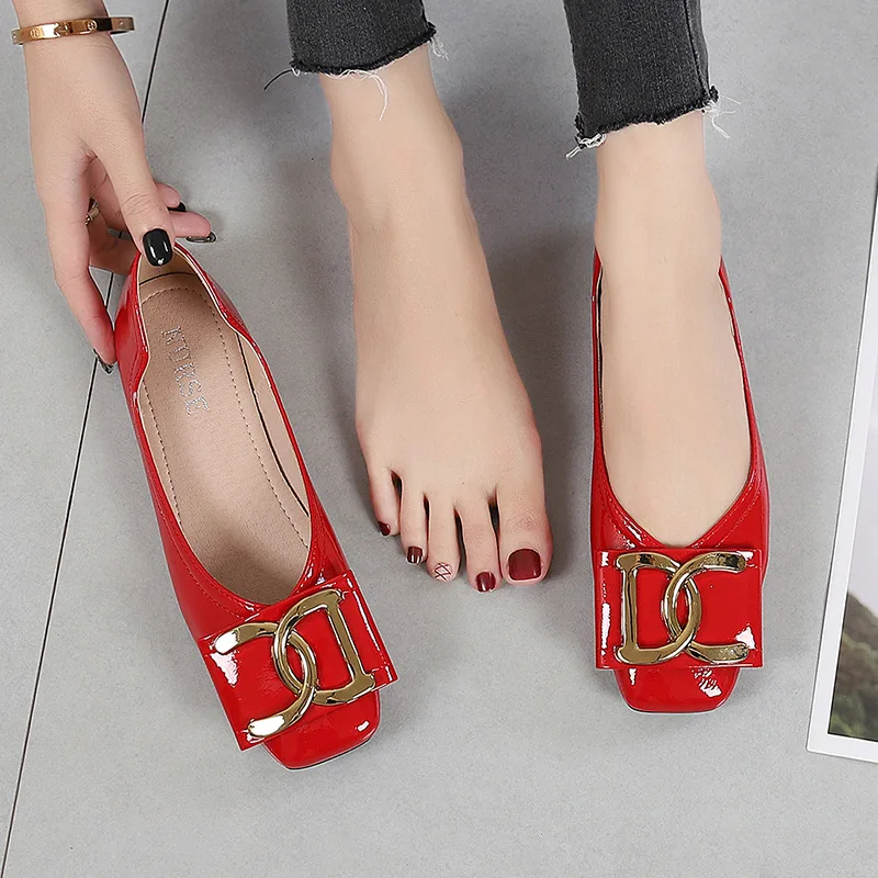 2022 Ballerina Women Shoes Spring Fashion Ballet Flats Patent Leather Shoes Square Toe Shoesloafers Women Girls
2022 Ballerina Women Shoes Spring Fashion Ballet Flats Patent Leather Shoes Square Toe Shoesloafers Women Girls