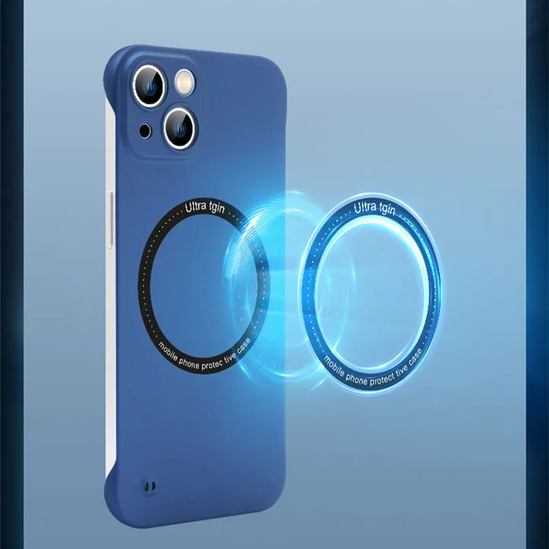 Matte Ultra Thin Magnetic Wireless Charging Case For iPhone 13 Pro Max 12 Frosted Frameless Anti-Fingerprint Hard PC Back Cover
Matte Ultra Thin Magnetic Wireless Charging Case For iPhone 13 Pro Max 12 Frosted Frameless Anti-Fingerprint Hard PC Back Cover