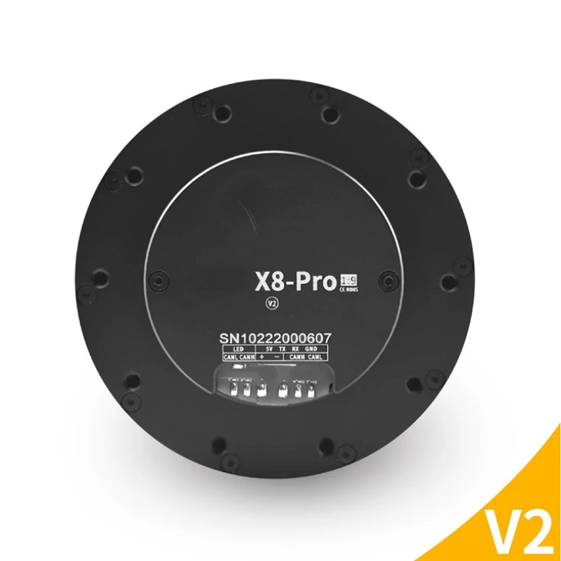 RMD-X8 pro 1:9 V2 BLDC Planetary Reducer Robot Arm Quadruped Robot Pancake Servo Motor With Encoder Exoskeleton Gear Motor
RMD-X8 pro 1:9 V2 BLDC Planetary Reducer Robot Arm Quadruped Robot Pancake Servo Motor With Encoder Exoskeleton Gear Motor