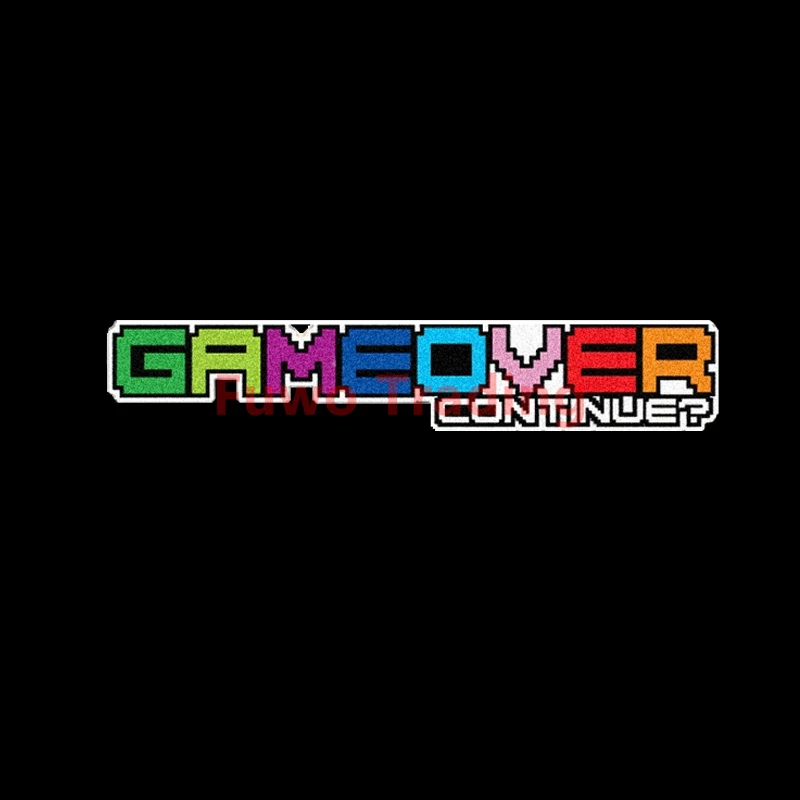Fuwo Trading Pixel Stickers Game Video Car Stickers Game Over Continue Cartoon PVC Car Stickers Bumper Motorcycle Helmet Decals
Fuwo Trading Pixel Stickers Game Video Car Stickers Game Over Continue Cartoon PVC Car Stickers Bumper Motorcycle Helmet Decals