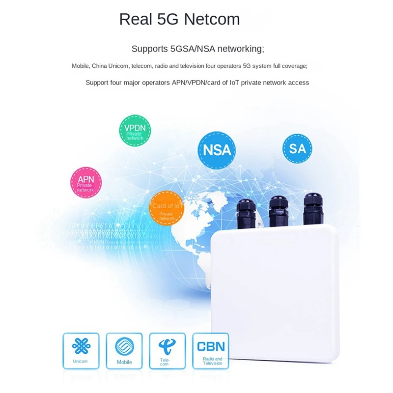 USR-G816 5G Industrial Grade Wireless Router Outdoor Waterproof IP65 CPE Qualcomm Chip Gigabit Ethernet Port Card Router
USR-G816 5G Industrial Grade Wireless Router Outdoor Waterproof IP65 CPE Qualcomm Chip Gigabit Ethernet Port Card Router