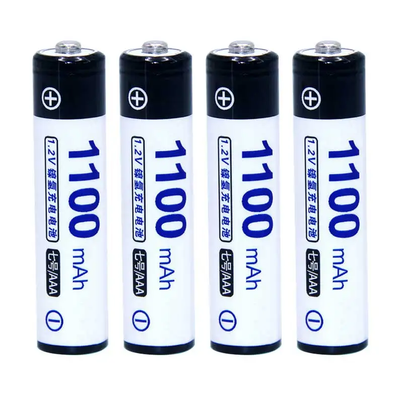 High Capacity 1.2V AAA 1100mah Rechargeable Ni-MH Battery 10440 AAA Batteries for Remote Control Wireless Mouse
High Capacity 1.2V AAA 1100mah Rechargeable Ni-MH Battery 10440 AAA Batteries for Remote Control Wireless Mouse