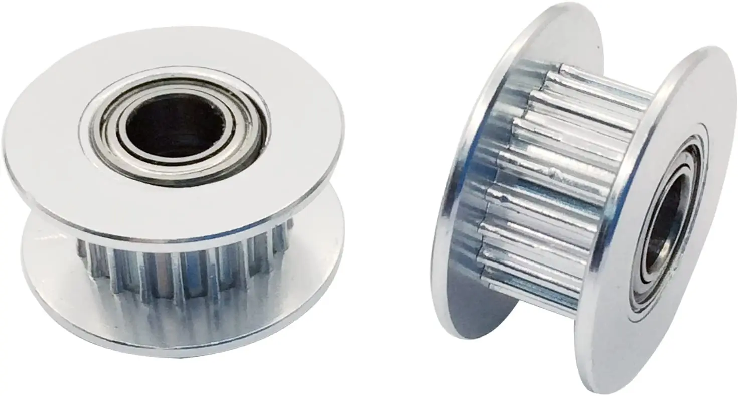 5Pcs 2GT Idler Timing Belt Pulley 16 Teeth 3mm Bore with Dual Ball Bearing for GT2 Timing Belt Width 6mm
5Pcs 2GT Idler Timing Belt Pulley 16 Teeth 3mm Bore with Dual Ball Bearing for GT2 Timing Belt Width 6mm