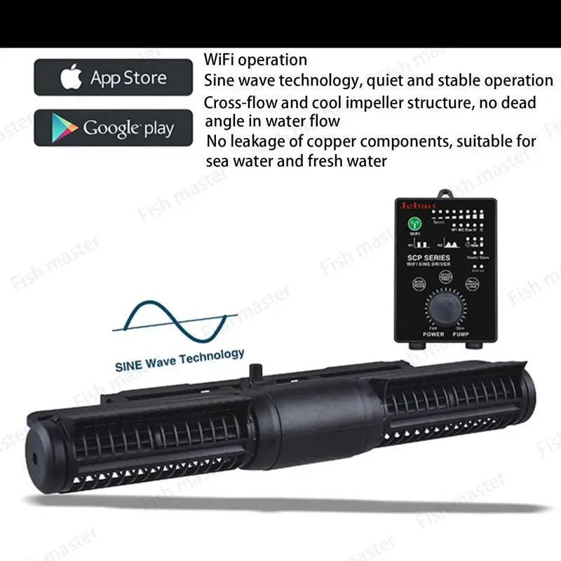 Jebao jecod Marine Aquarium Wave Maker for Wireless Master/Slave Pump Control CP15 CP25 CP40 CP55 CP65 cross flow wave pump
Jebao jecod Marine Aquarium Wave Maker for Wireless Master/Slave Pump Control CP15 CP25 CP40 CP55 CP65 cross flow wave pump