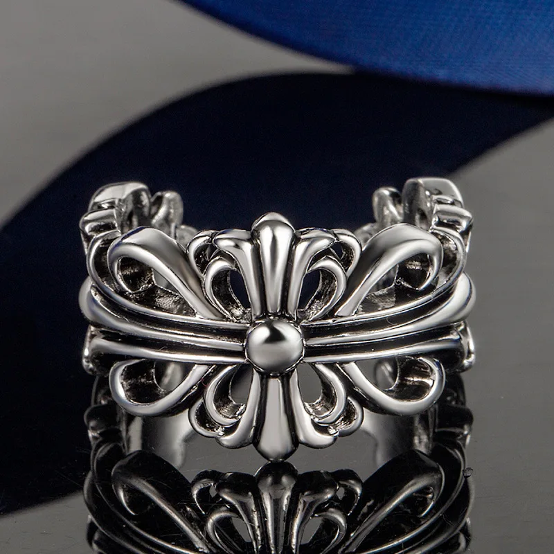 Fashion Trend Retro Hollow Out Crucifix Shape Adult Ring Opening Metal Street Style Gothic Punk Ring Distress Pattern Accessory
Fashion Trend Retro Hollow Out Crucifix Shape Adult Ring Opening Metal Street Style Gothic Punk Ring Distress Pattern Accessory