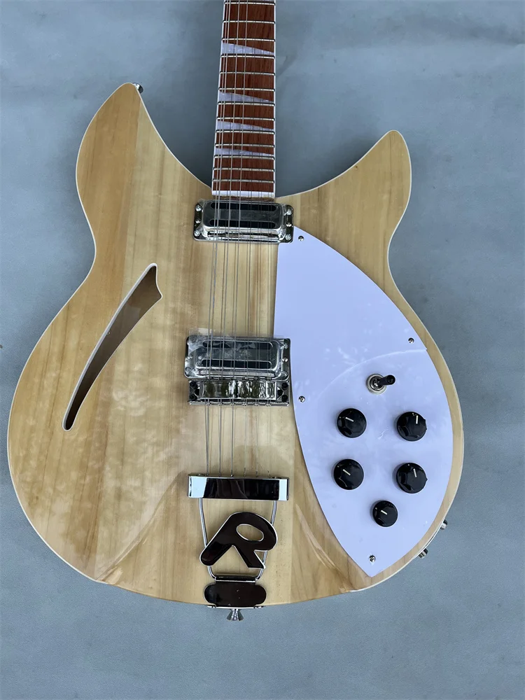 2023 high-quality 12-string electric guitar, Ricken electric guitar, natural colour rosewood fingerboard, free shipping.
2023 high-quality 12-string electric guitar, Ricken electric guitar, natural colour rosewood fingerboard, free shipping.