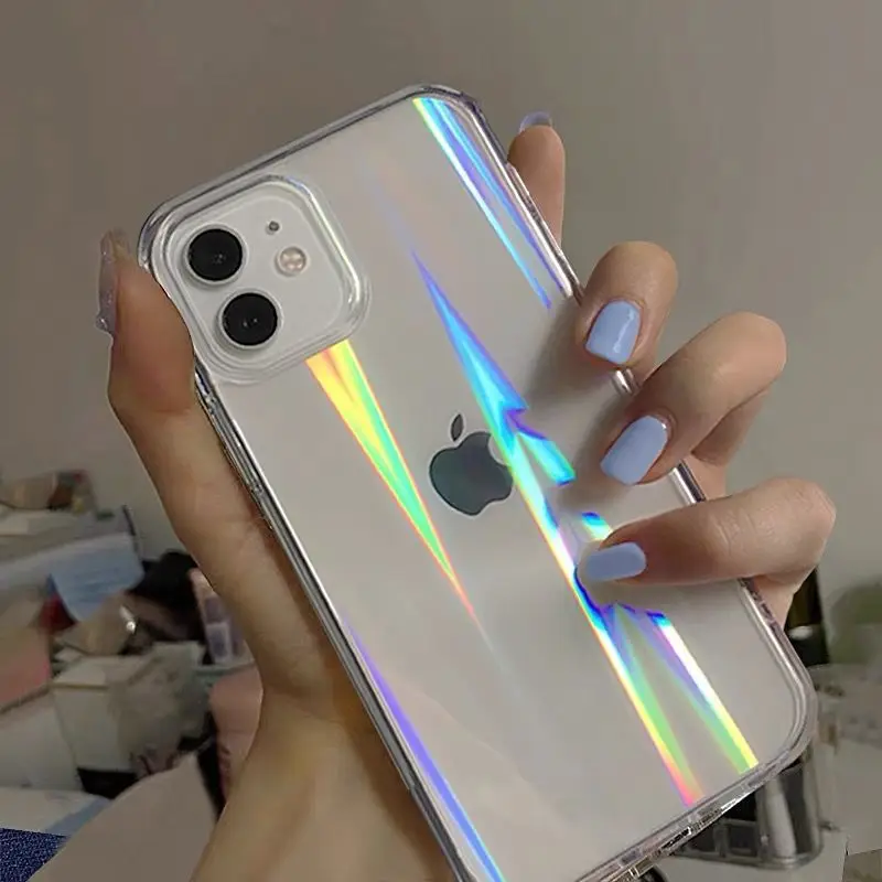 Laser Clear Phone Case For iPhone 14 13 12 Pro MAX Mini 11 X XR XS 7 8 Plus SE 3 Gradient Aurora Transparent Soft Silicone Cover
Laser Clear Phone Case For iPhone 14 13 12 Pro MAX Mini 11 X XR XS 7 8 Plus SE 3 Gradient Aurora Transparent Soft Silicone Cover