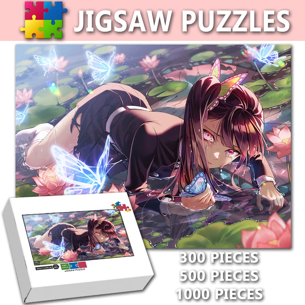 Kochou Shinobu Anime Girl Assembling Puzzle Demon Slayer Comic 300/500/1000 Pieces Jigsaw Puzzles for Adult Decompression Toys
Kochou Shinobu Anime Girl Assembling Puzzle Demon Slayer Comic 300/500/1000 Pieces Jigsaw Puzzles for Adult Decompression Toys
