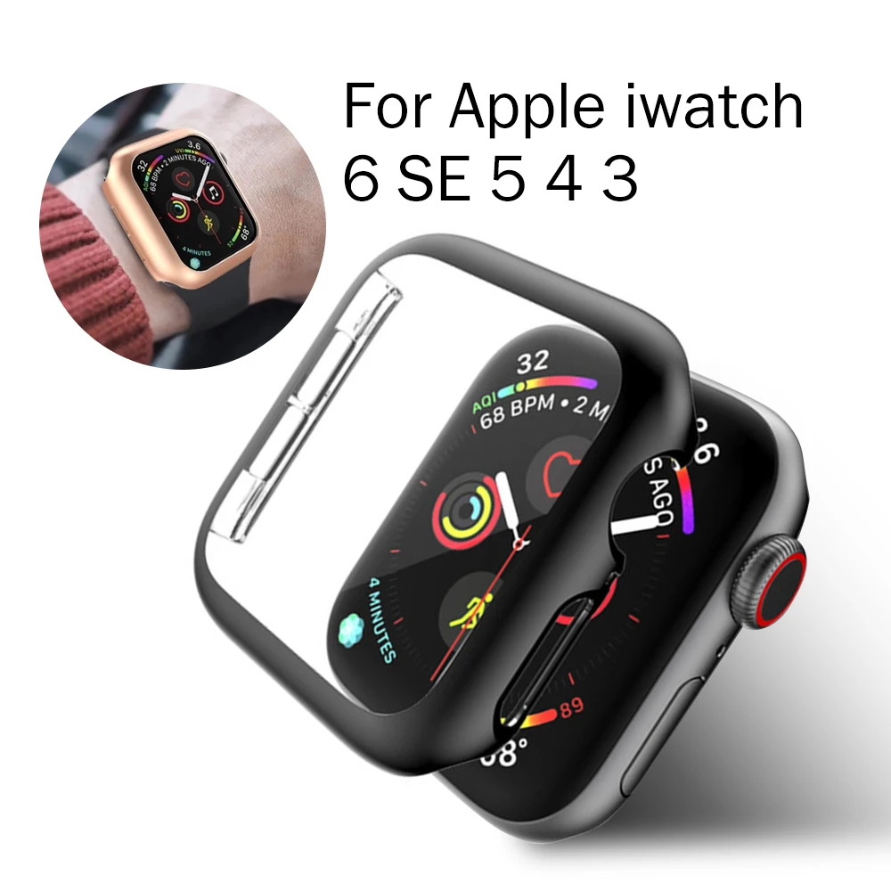 Cover For apple Watch case 44mm/40mm iwatch case 42mm/38mm screen protector bumper accessories for apple watch series 6 5 4 3 SE
Cover For apple Watch case 44mm/40mm iwatch case 42mm/38mm screen protector bumper accessories for apple watch series 6 5 4 3 SE