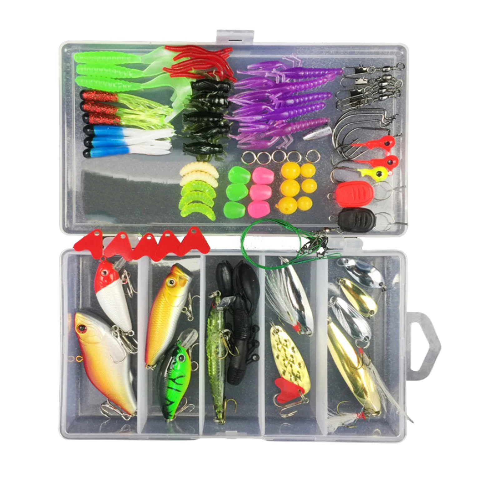 Fishing Lures Kit For Freshwater 88Pcs Portable Fishing Accessories With Spoon Lures Crankbai Spinnerbaits Jigs Fishing Hooks
Fishing Lures Kit For Freshwater 88Pcs Portable Fishing Accessories With Spoon Lures Crankbai Spinnerbaits Jigs Fishing Hooks