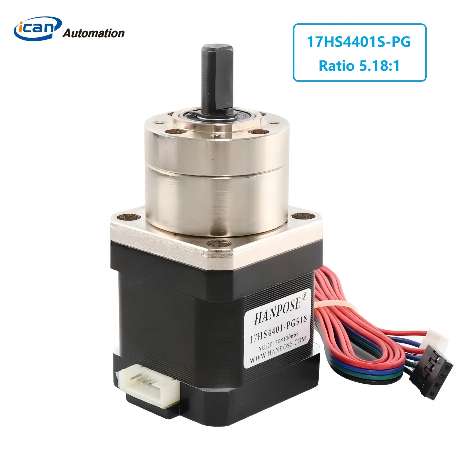 Stepper Motor 42 motor Extruder Gear Nema17 Stepper Motor 17HS4401S-PG Ratio 5.18:1 Planetary Gearbox for CNC milling machine
Stepper Motor 42 motor Extruder Gear Nema17 Stepper Motor 17HS4401S-PG Ratio 5.18:1 Planetary Gearbox for CNC milling machine