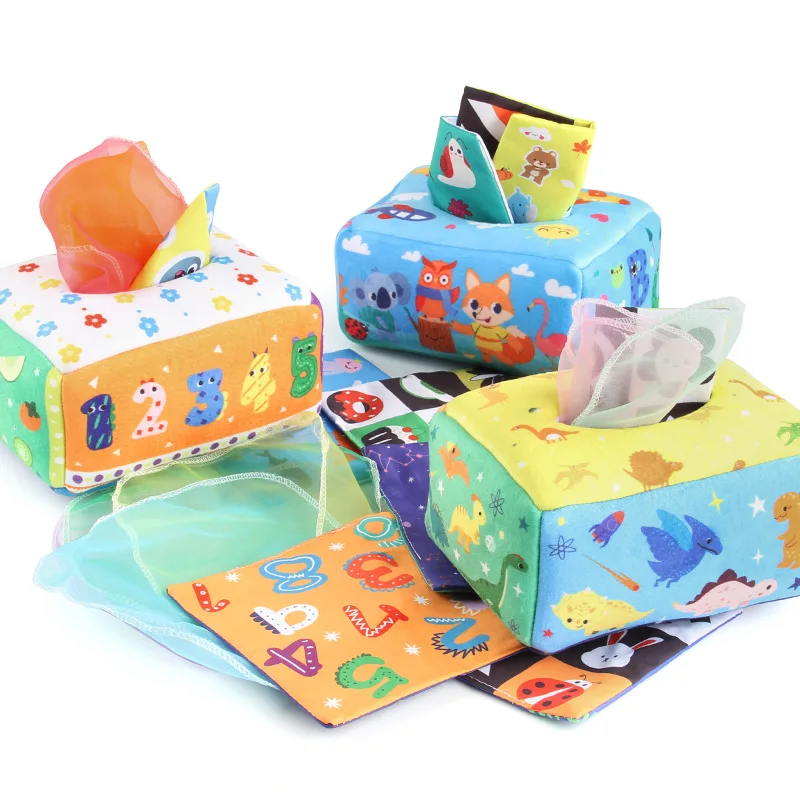 Baby Tissue Box Toy Montessori Sensory Cloth Toys Baby Educational Learning Activity Finger Exercise For Toddler 0-18 Months
Baby Tissue Box Toy Montessori Sensory Cloth Toys Baby Educational Learning Activity Finger Exercise For Toddler 0-18 Months