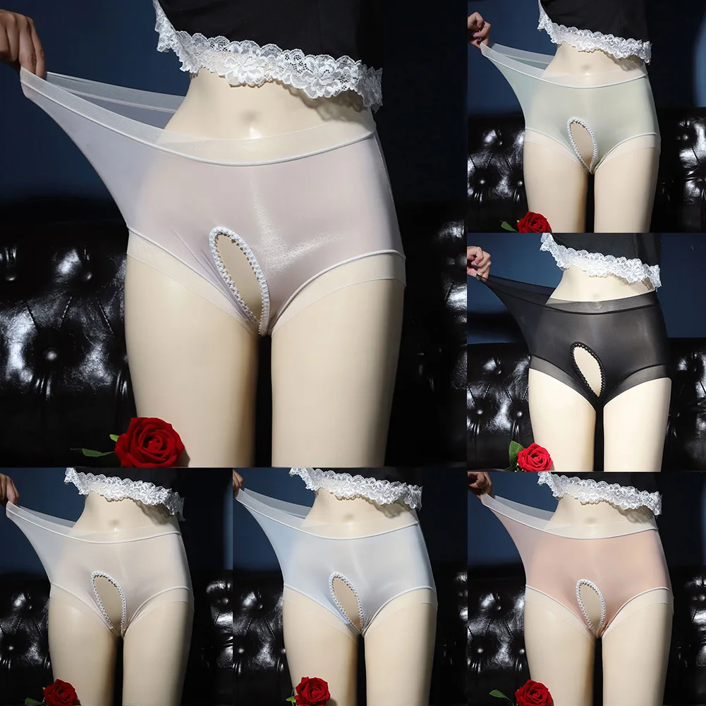 Women Sexy Crotchless Panties Underwear Thongs G-String Briefs Knickers Ice Silk Open Crotch Translucent Underpants Lingeries
Women Sexy Crotchless Panties Underwear Thongs G-String Briefs Knickers Ice Silk Open Crotch Translucent Underpants Lingeries