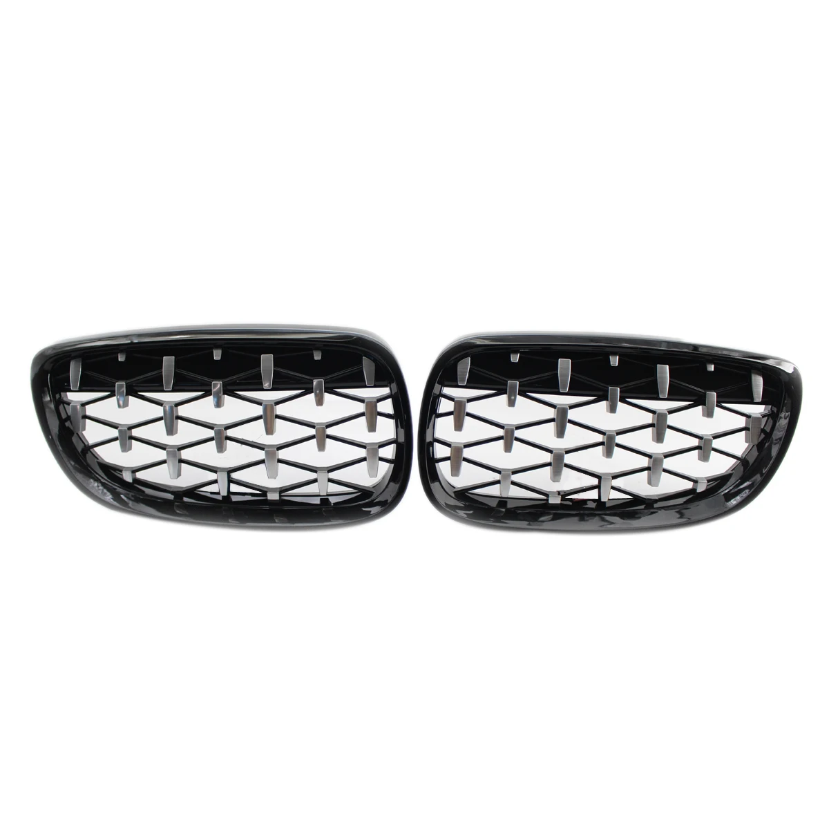 Front Kidney Grill, Front Hood Diamond Grille Meteor Grill For-BMW 3 Series E92 E93 Coupe 2006-2010 Gloss Black+Chrome
Front Kidney Grill, Front Hood Diamond Grille Meteor Grill For-BMW 3 Series E92 E93 Coupe 2006-2010 Gloss Black+Chrome