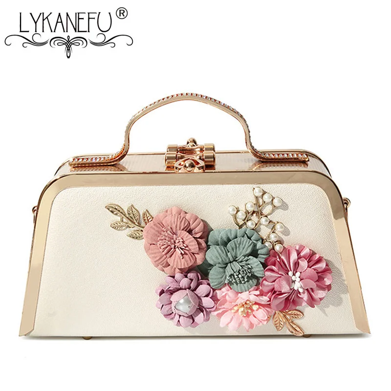 LYKANEFU Tote Women Evening Bags Floral Metal Frame Chain Day Clutches Small Chain Shoulder Hand Bags For Party Wedding Purse
LYKANEFU Tote Women Evening Bags Floral Metal Frame Chain Day Clutches Small Chain Shoulder Hand Bags For Party Wedding Purse