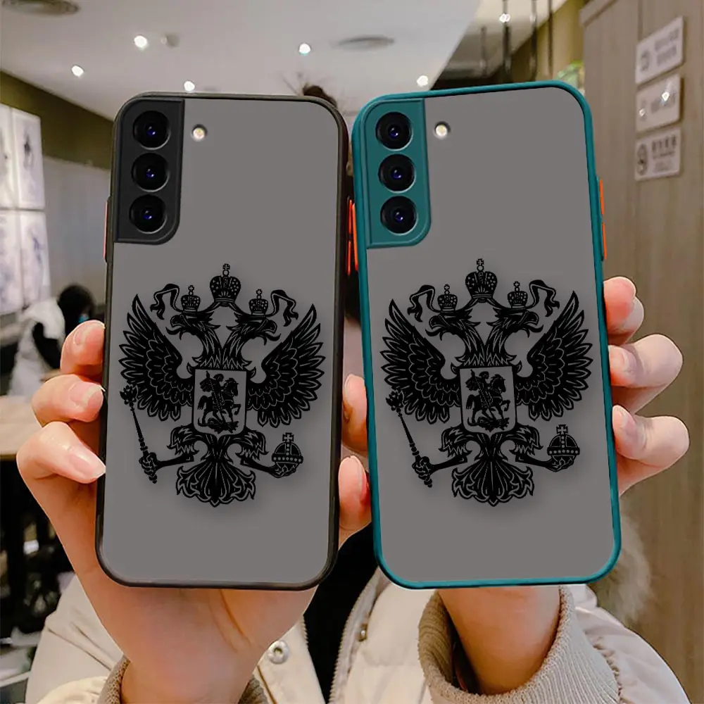 Matte S23 Case Funda For Samsung S23 S22 S21 S20 S10 S10E S9 S8 Plus Lite Ultra 5G Clear Hard Case Cover Russian Flag Insignia
Matte S23 Case Funda For Samsung S23 S22 S21 S20 S10 S10E S9 S8 Plus Lite Ultra 5G Clear Hard Case Cover Russian Flag Insignia