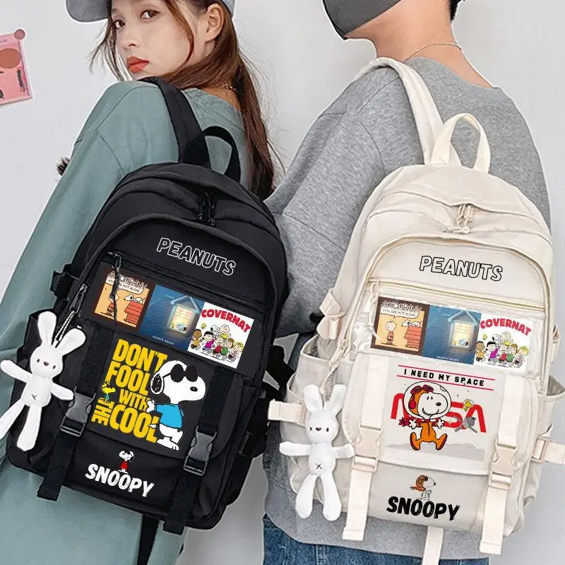 Kawaii Snoopy Backpack Cartoon Anime Charlie Brown Student Large Capacity Schoolbag Storage Bag Shoulder Bags Waterproof Gift
Kawaii Snoopy Backpack Cartoon Anime Charlie Brown Student Large Capacity Schoolbag Storage Bag Shoulder Bags Waterproof Gift
