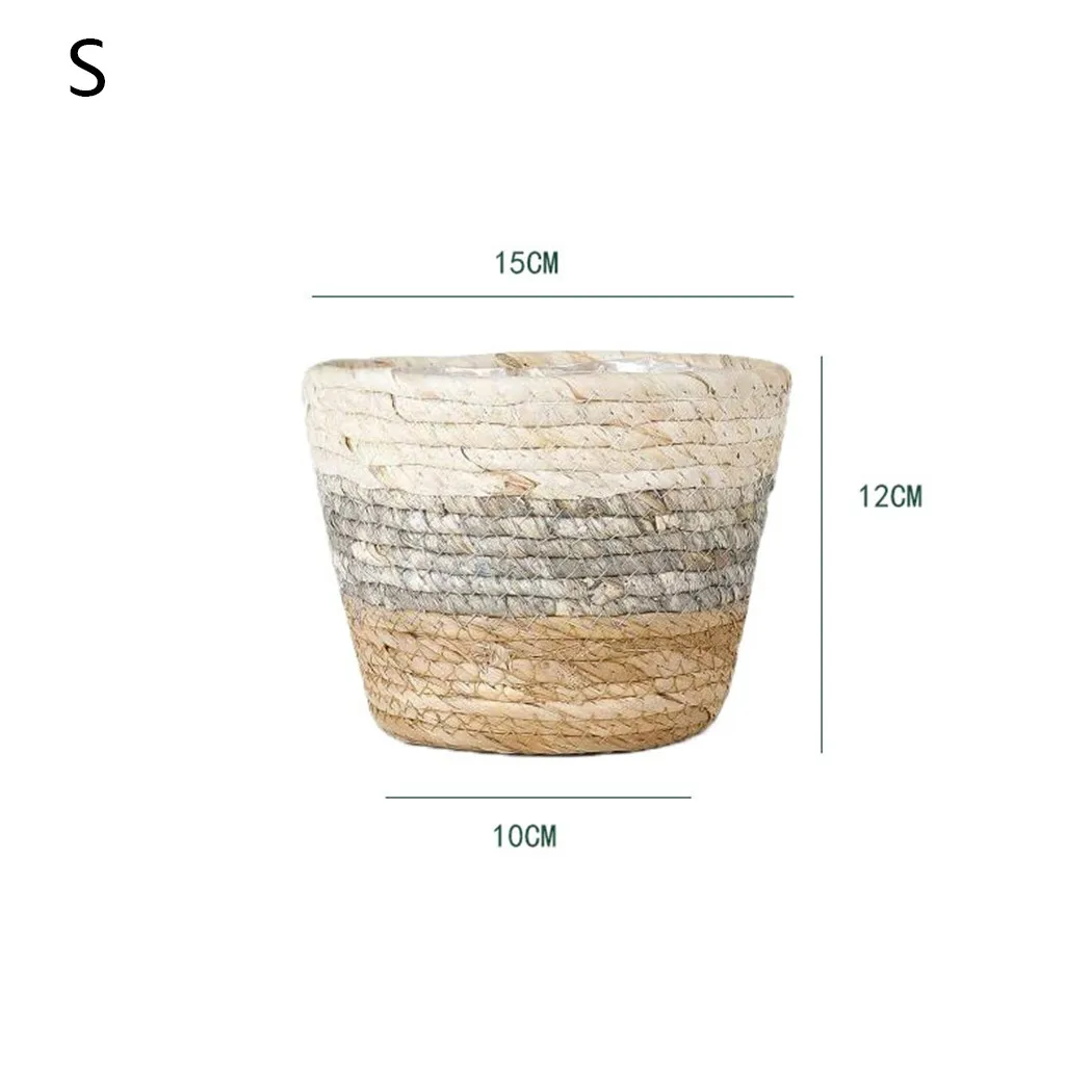 Rattan Seagrass Planter Basket Woven Storage Basket Home Garden Decor Plant Flower Straw Pots Grass Handmade Hot
Rattan Seagrass Planter Basket Woven Storage Basket Home Garden Decor Plant Flower Straw Pots Grass Handmade Hot