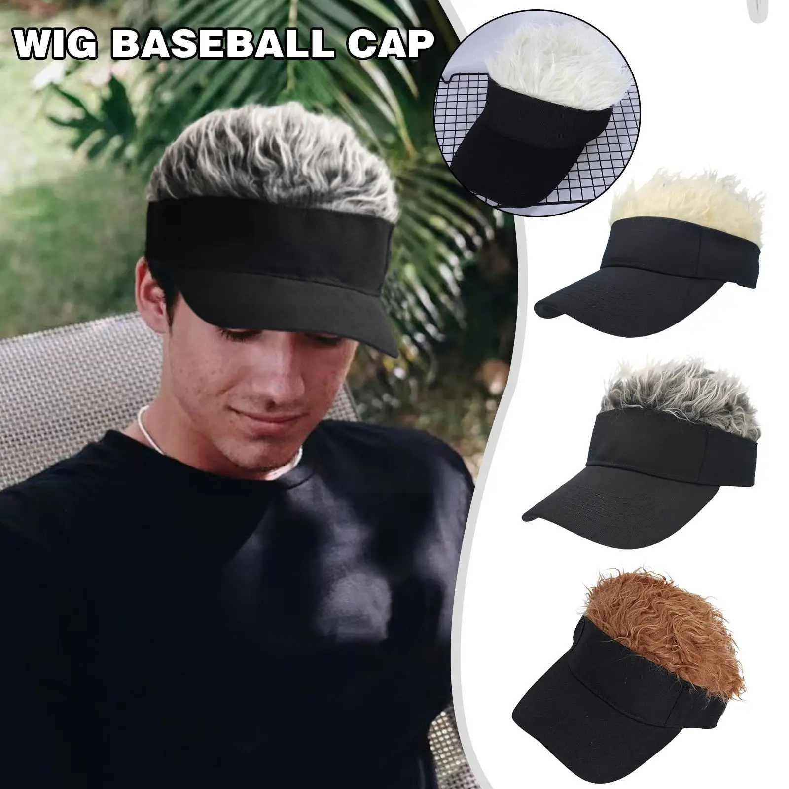 2023 Baseball Caps With Spiked Hairs Wig Baseball Hat Casual Men Visor With Spiked Wigs Adjustable Women Shade Conci J7d3
2023 Baseball Caps With Spiked Hairs Wig Baseball Hat Casual Men Visor With Spiked Wigs Adjustable Women Shade Conci J7d3
