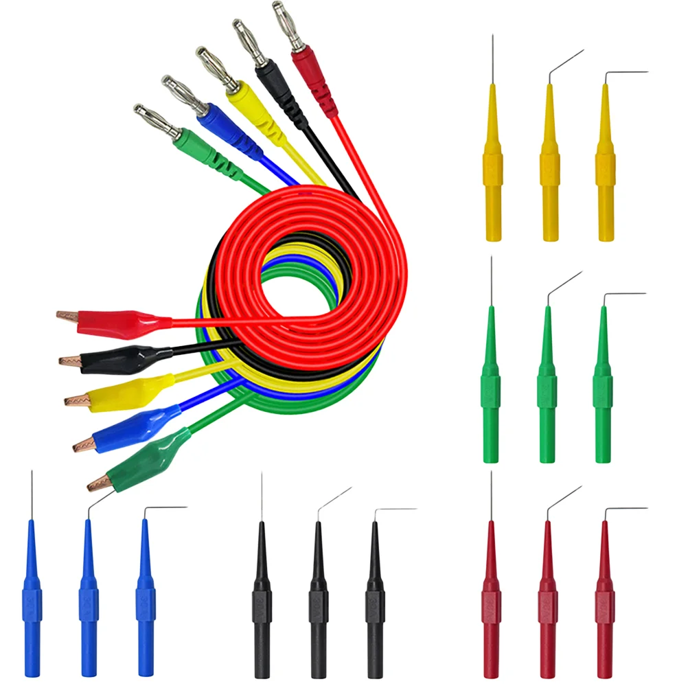 Комплект щупов с зажимом типа «крокодил» на 4 мм мультиметр с вилкой типа «банан», испытательный провод для автомобильного инструмента, 20 шт...
Комплект щупов с зажимом типа «крокодил» на 4 мм мультиметр с вилкой типа «банан», испытательный провод для автомобильного инструмента, 20 шт...