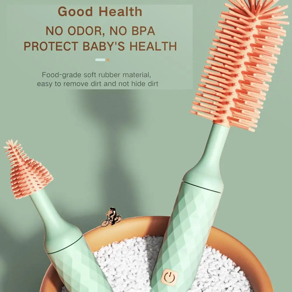 Electric Bottle Brush Pacifier Cleaning Brush IP65 Waterproof Low Voltage Red Light Reminder Kitchen Cleaning Tools
Electric Bottle Brush Pacifier Cleaning Brush IP65 Waterproof Low Voltage Red Light Reminder Kitchen Cleaning Tools