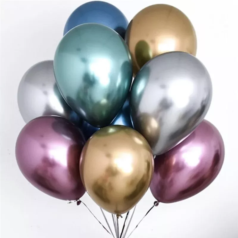 10pcs 5/10/12inch Glossy Metal Pearl Latex Balloons Thick Chrome Metallic Colors helium Air Balls Globos Birthday Party Decor
10pcs 5/10/12inch Glossy Metal Pearl Latex Balloons Thick Chrome Metallic Colors helium Air Balls Globos Birthday Party Decor