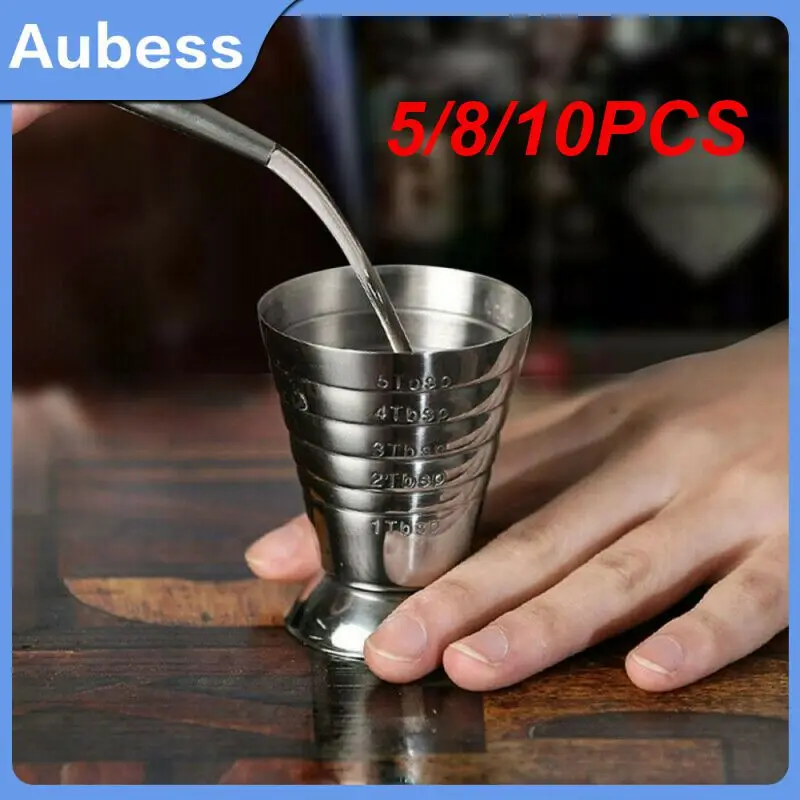 5/8/10PCS 304 Ounce Cup Universal Measuring Cup Cocktail Glass Graduated Measuring Ring Stainless Steel
5/8/10PCS 304 Ounce Cup Universal Measuring Cup Cocktail Glass Graduated Measuring Ring Stainless Steel