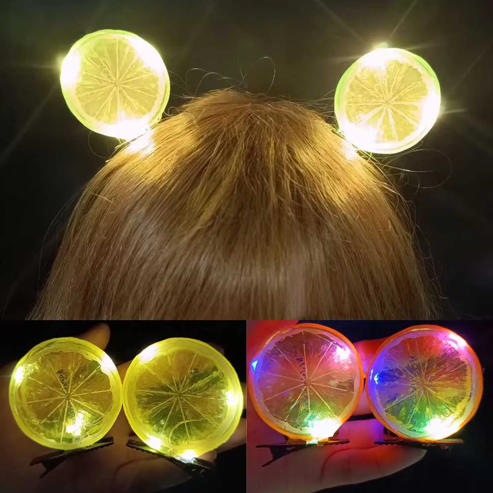 1Pair Lemon LED Flashing Hair Claw Glowing Novetly Luminescent Hairpin Hair Ornament Girls Led Toys Christmas New Year Gift
1Pair Lemon LED Flashing Hair Claw Glowing Novetly Luminescent Hairpin Hair Ornament Girls Led Toys Christmas New Year Gift