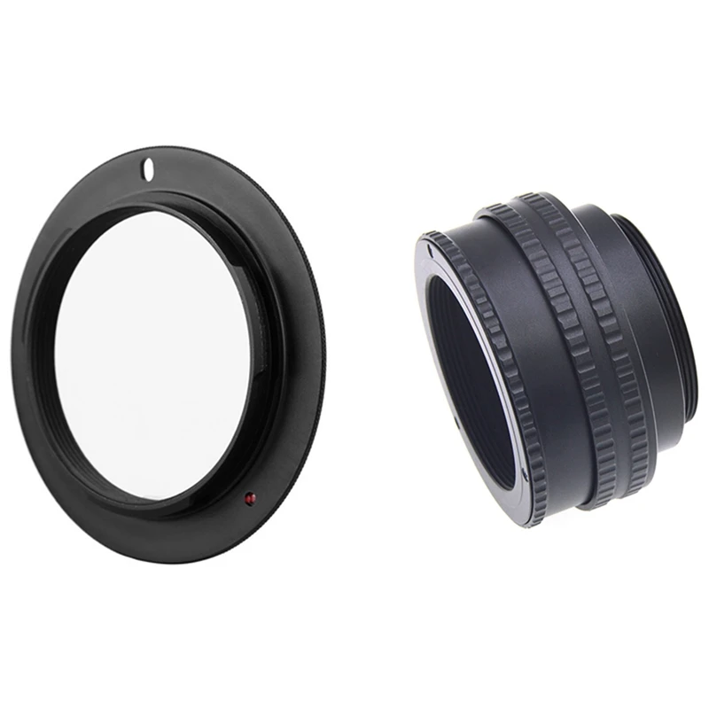 1 Pcs Super Slim Lens Adapter Ring & 1 Pcs M42 To M42 Lens Adjustable Focusing Helicoid Macro Tube Adapter
1 Pcs Super Slim Lens Adapter Ring & 1 Pcs M42 To M42 Lens Adjustable Focusing Helicoid Macro Tube Adapter