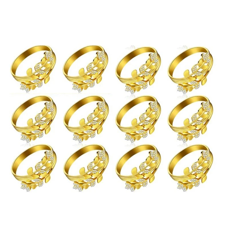 LBER 12 Pcs Leaf Napkin Ring Christmas Napkin Ring Buckle Rhinestone Napkin Holder Wedding Holiday Dinner Party Decor
LBER 12 Pcs Leaf Napkin Ring Christmas Napkin Ring Buckle Rhinestone Napkin Holder Wedding Holiday Dinner Party Decor