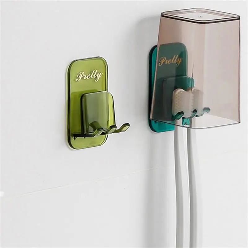 Toothbrush Cup Holder Simple Clear Design Razor Toothbrush Holder Toilet Non-perforated Mouthwash Cup Set Wall-mounted Holder
Toothbrush Cup Holder Simple Clear Design Razor Toothbrush Holder Toilet Non-perforated Mouthwash Cup Set Wall-mounted Holder