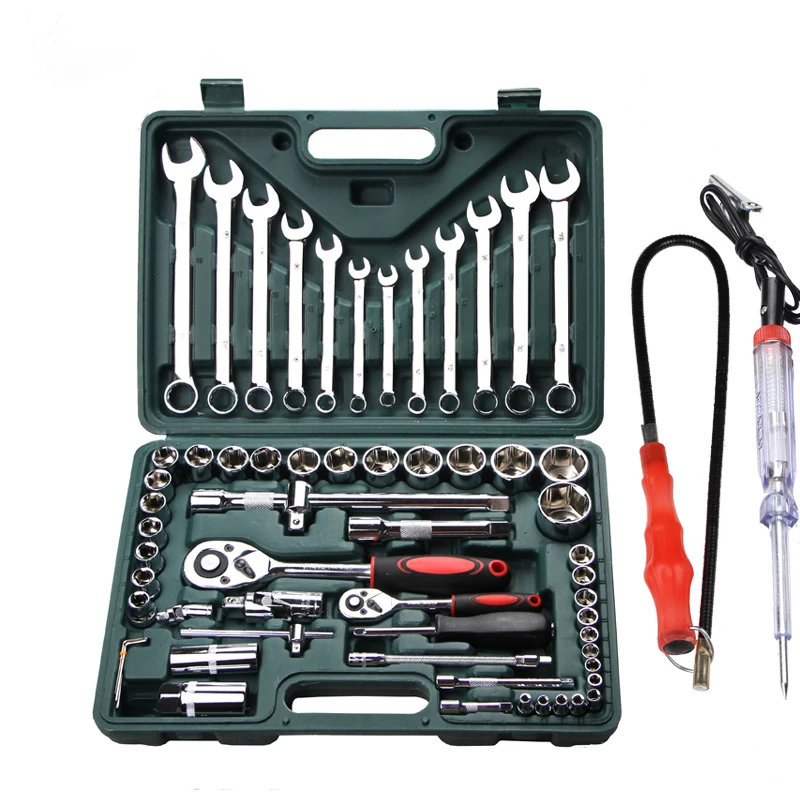 Auto Repair Tool Socket Wrench Combination Set 61 Piece Manual Hardware Maintenance box
Auto Repair Tool Socket Wrench Combination Set 61 Piece Manual Hardware Maintenance box