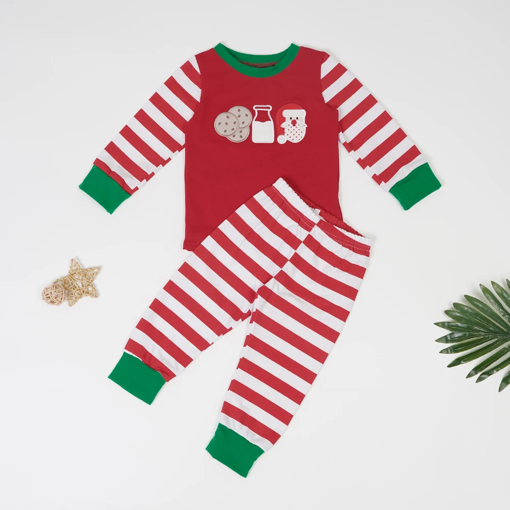 Christmas Lovely Spring Autumn Baby Girls' Sets Red Stripe Suits Santa Claus Embroidered Outfit Pure Cotton Pants For 1-8T Kids
Christmas Lovely Spring Autumn Baby Girls' Sets Red Stripe Suits Santa Claus Embroidered Outfit Pure Cotton Pants For 1-8T Kids
