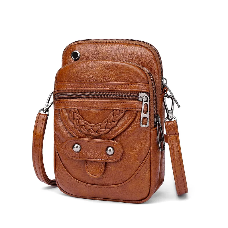 Multi-Functional Soft PU Leather Small Shoulder Bag Vintage Casual Multi-layer Crossbody Bag for Women Cash Purse Cell Phone Bag
Multi-Functional Soft PU Leather Small Shoulder Bag Vintage Casual Multi-layer Crossbody Bag for Women Cash Purse Cell Phone Bag