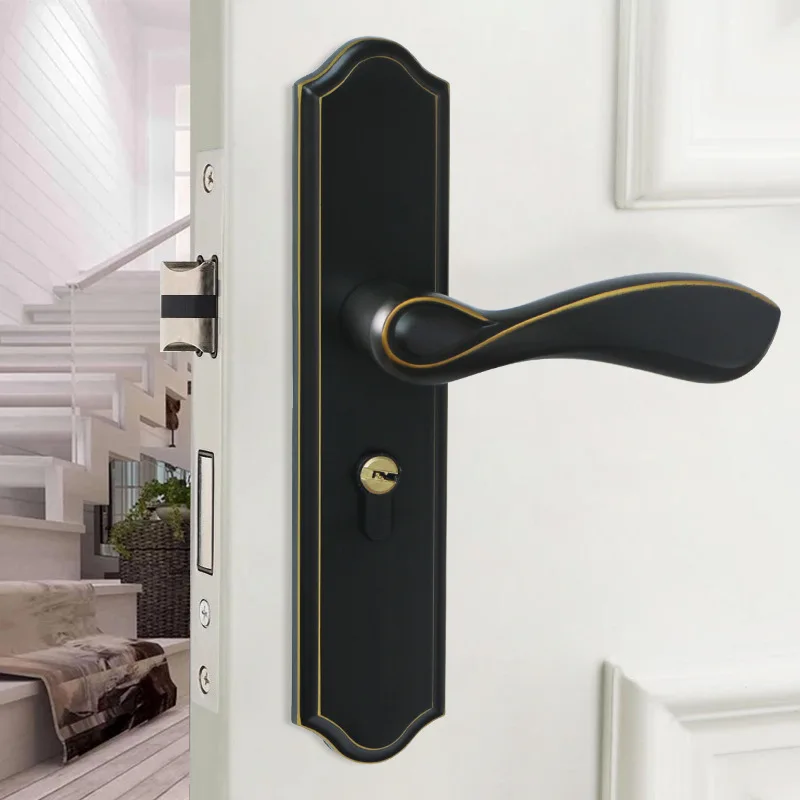 Fashion Mute Room Door Lock Zinc Alloy Interior Door Lock Handles European style Anti-theft Gate Lock Furniture Hardware
Fashion Mute Room Door Lock Zinc Alloy Interior Door Lock Handles European style Anti-theft Gate Lock Furniture Hardware
