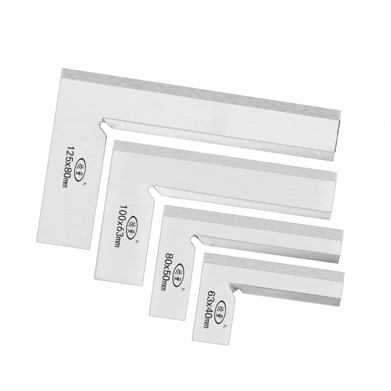 Machinist Precision Knife Edge Square Ruler 90 Degree Right Angle Ruler Engineer Measuring Tool 63x40/80x50/100x63/125x80mm
Machinist Precision Knife Edge Square Ruler 90 Degree Right Angle Ruler Engineer Measuring Tool 63x40/80x50/100x63/125x80mm