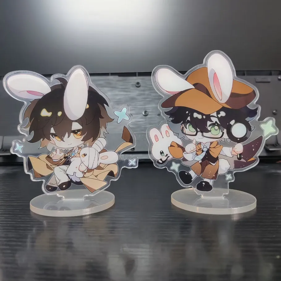 Anime Bungo Stray Dogs Figures Dazai Osamu Edogawa Rampo Acrylic Stand Ryunosuke Akutagawa Character Model Cute Rabbit Style Toy
Anime Bungo Stray Dogs Figures Dazai Osamu Edogawa Rampo Acrylic Stand Ryunosuke Akutagawa Character Model Cute Rabbit Style Toy