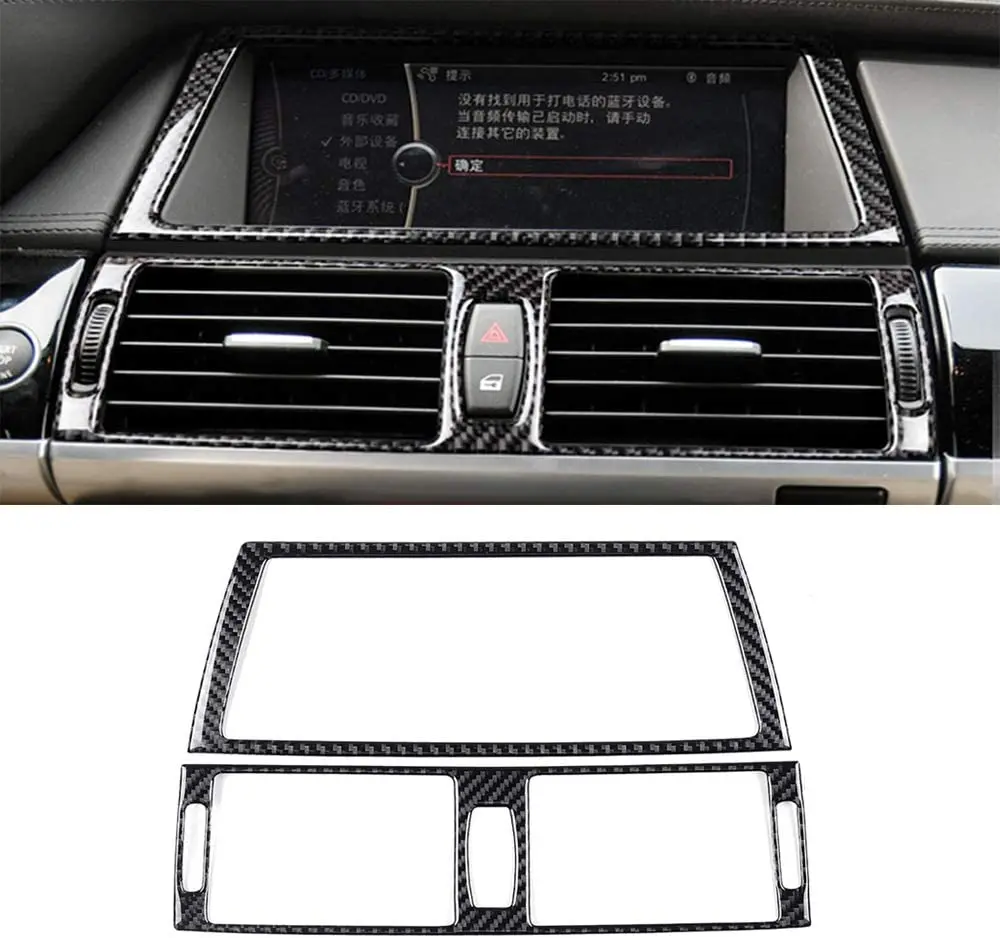 Navigation Control Panel Middle Air Conditioning Vent Outlet Decoration Frame For BMW X5 E70 2008-2013 X6 E71 2009-2014
Navigation Control Panel Middle Air Conditioning Vent Outlet Decoration Frame For BMW X5 E70 2008-2013 X6 E71 2009-2014