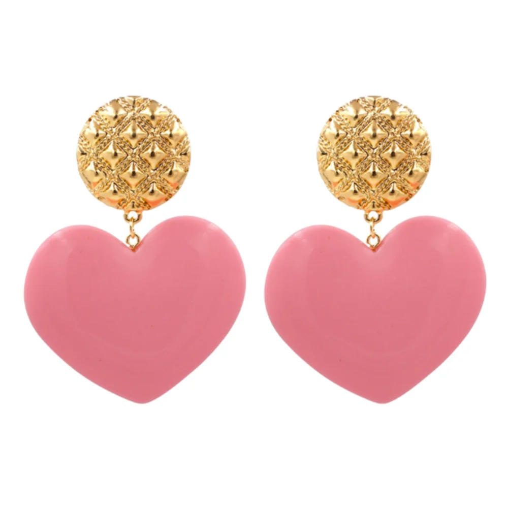 Fashion Acrylic Dangle Earrings For Women Simple Exaggerated Heart Pink Blue Large Big Earrings Tragus Piercing Women's Jewelry
Fashion Acrylic Dangle Earrings For Women Simple Exaggerated Heart Pink Blue Large Big Earrings Tragus Piercing Women's Jewelry