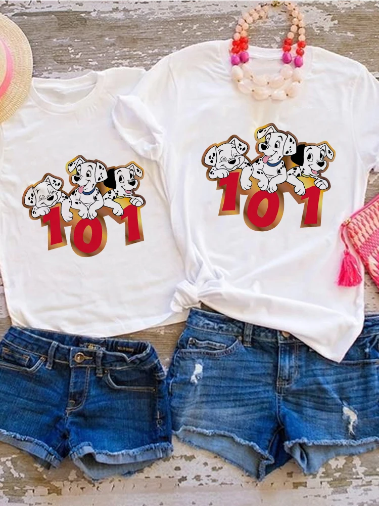 Disney T Shirts 101Dalmatians New Products Summer Family Look Outfits Parent Child Trendy Popular Print All-Match Basic Tshirts
Disney T Shirts 101Dalmatians New Products Summer Family Look Outfits Parent Child Trendy Popular Print All-Match Basic Tshirts
