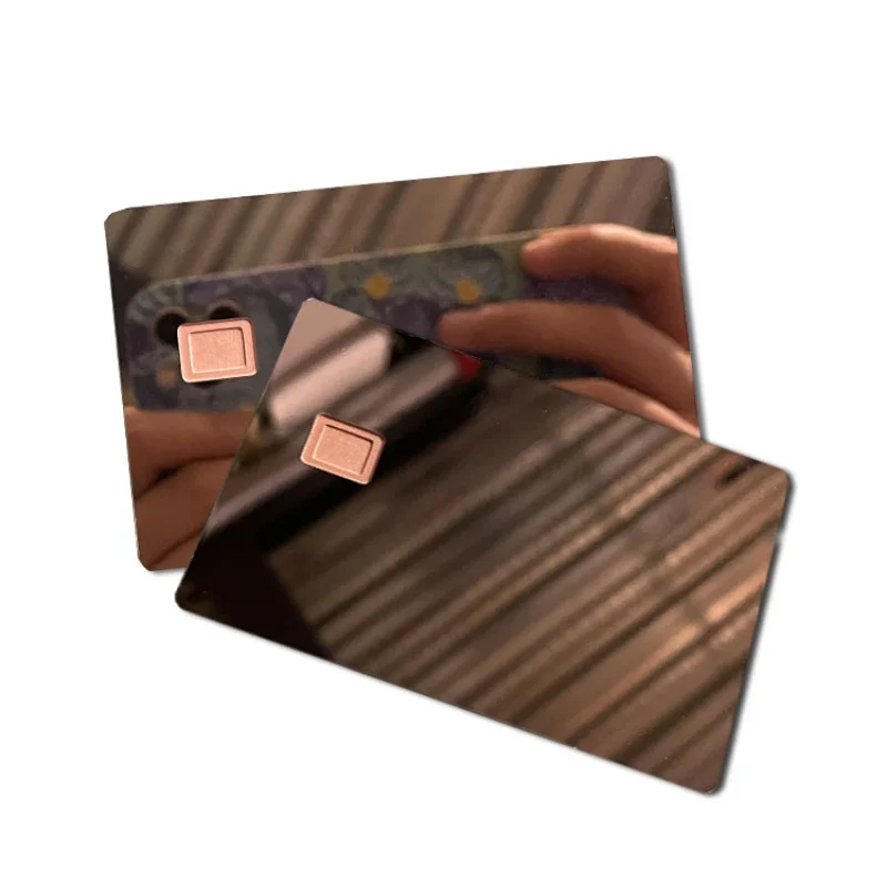 China's Professional Manufacturers Factory Stock 4442 Chip Slot Credit Card Size Metal Bank Credit Card with Magnetic Strip 
China's Professional Manufacturers Factory Stock 4442 Chip Slot Credit Card Size Metal Bank Credit Card with Magnetic Strip