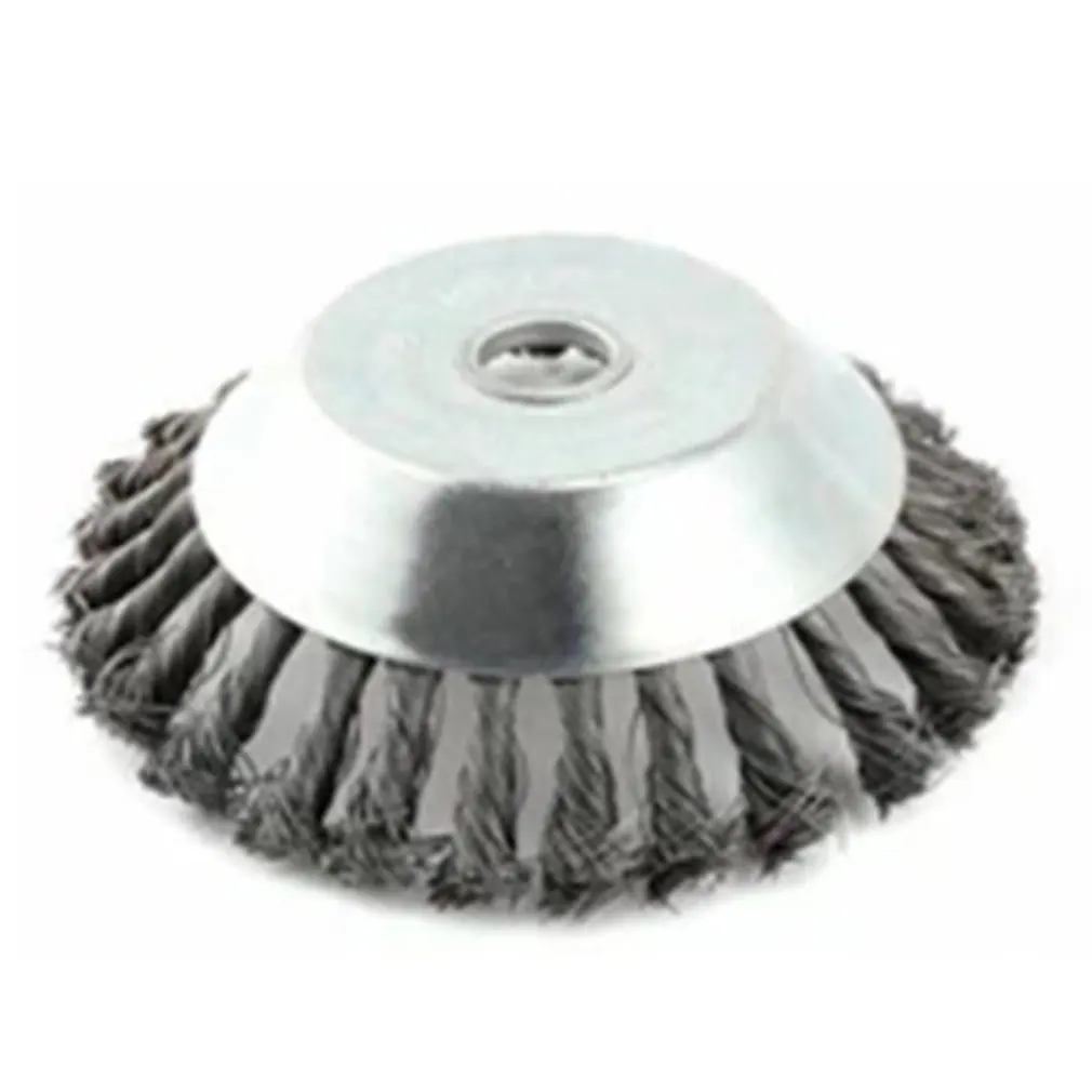 Lawn Mower Weeding Head Steel Wire Weeding Brush Twisted Wire Bowl Type Rotating Wire Wheel Garden Tools Weed Brush
Lawn Mower Weeding Head Steel Wire Weeding Brush Twisted Wire Bowl Type Rotating Wire Wheel Garden Tools Weed Brush